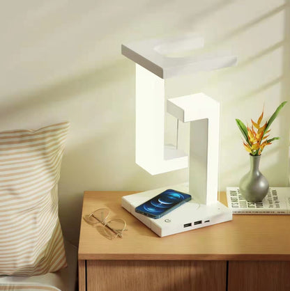 Creative Floating Wireless Charging Lamp