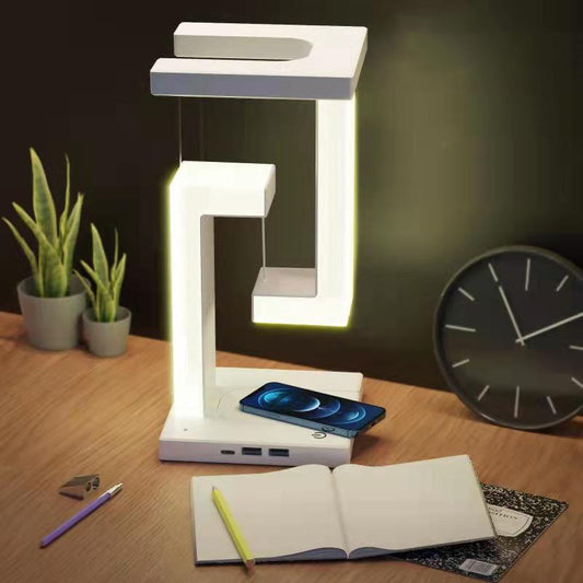 Creative Floating Wireless Charging Lamp