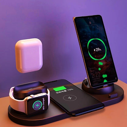 6-in-1 Wireless Fast Charger